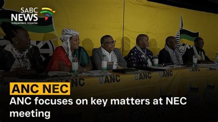 ANC NEC Meeting 3 Key Decisions Taken On NoConfidence
