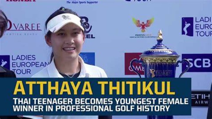 Atthaya Thitikul, 14 youngest ever winner on LET Ladies' Golf