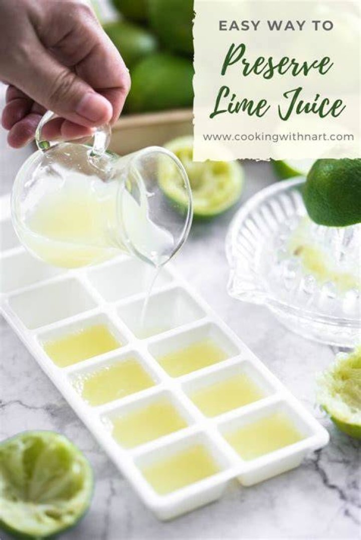 How To Preserve Lime Juice Cooking with Nart