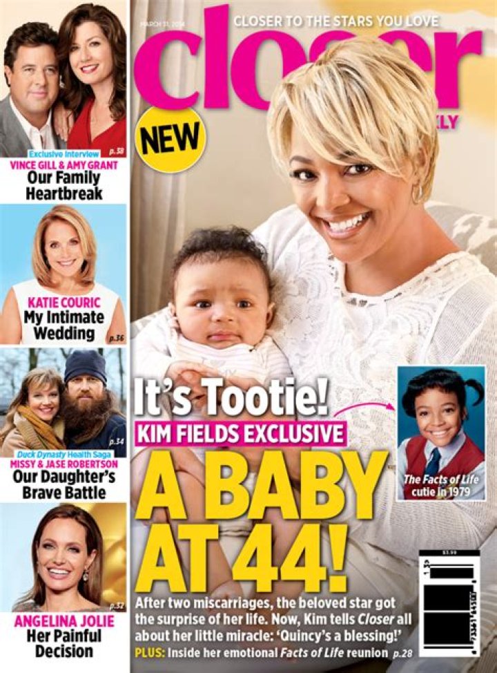 Kim Fields shares first photos of 'miracle' baby Quincy